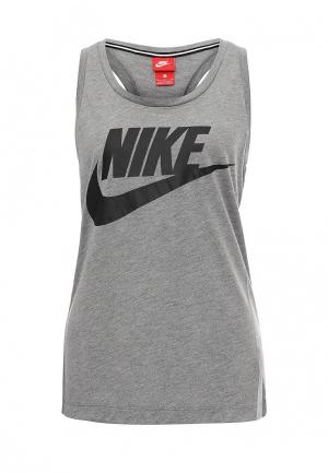 Майка Nike. Цвет: серый