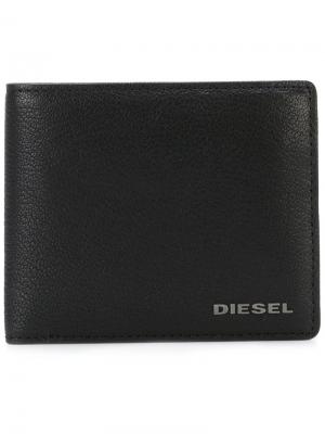 Классический бумажник Diesel. Цвет: чёрный