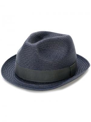 Шляпа Panama Paul Smith. Цвет: синий