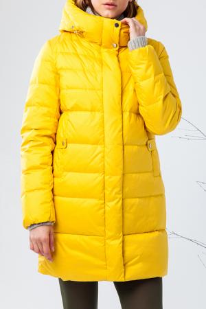 Куртка зимняя Clasna. Цвет: желтый