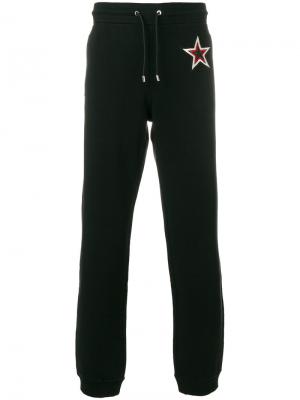 Спортивные брюки с заплатками Givenchy. Цвет: чёрный
