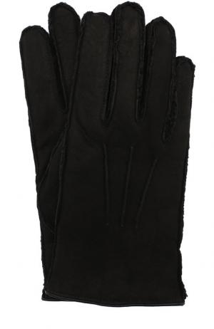 Кожаные перчатки Pal Zileri. Цвет: черный