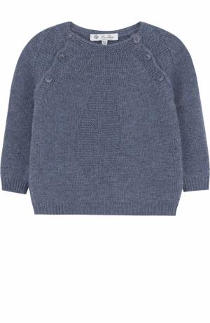 Кашемировый пуловер Loro Piana. Цвет: синий
