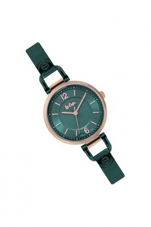 Наручные часы LEE COOPER. Цвет: зеленый