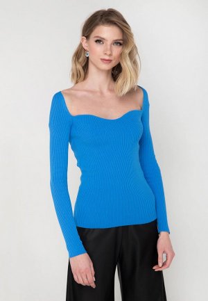 Пуловер Fors. Цвет: голубой