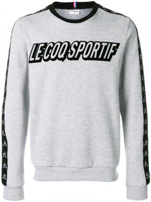 Толстовка с логотипом Le Coq Sportif. Цвет: серый