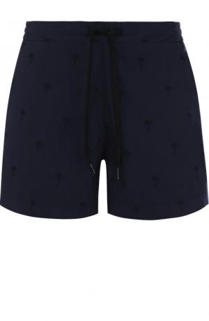 Хлопковые плавки-шорты с карманами Tomas Maier. Цвет: темно-синий