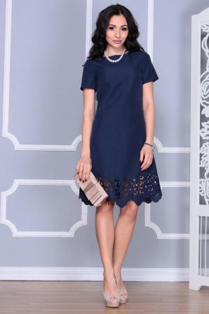 Платье Laura Bettini. Цвет: темно-синий