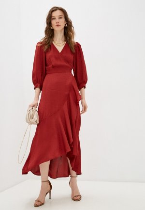 Платье Max&Co. Цвет: бордовый