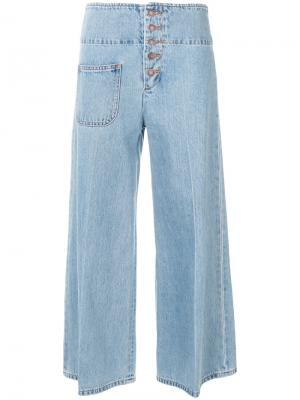 Широкие джинсы Retro Marc Jacobs. Цвет: синий