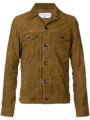 Куртка с нагрудными карманами Officine Generale. Цвет: коричневый