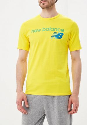 Футболка New Balance. Цвет: желтый