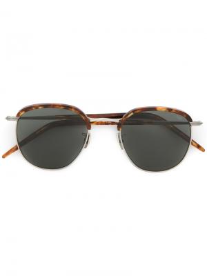 Квадратные солнцезащитные очки Eyevan7285. Цвет: коричневый