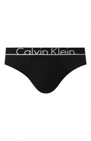 Хлопковые брифы с широкой резинкой Calvin Klein Underwear. Цвет: черный
