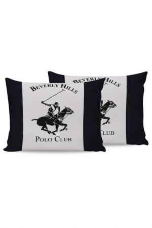 Pillowcase set, 2 pcs BEVERLY HILLS POLO CLUB. Цвет: dark blue