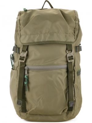 Нейлоновый саржевый рюкзак 210D As2ov. Цвет: зелёный