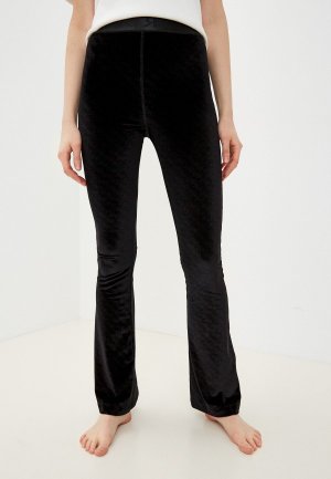 Брюки домашние River Island. Цвет: черный