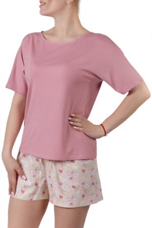 Пижамный комплект Sonett. Цвет: бежево-розовый
