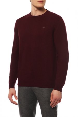 Пуловер TRUSSARDI JEANS. Цвет: бордовый