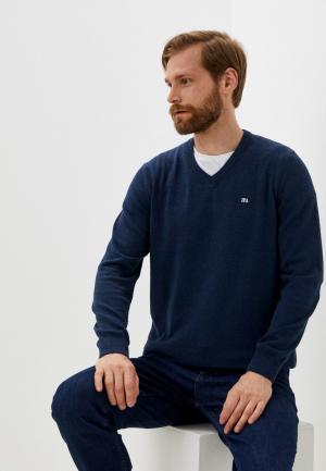 Пуловер Basics & More. Цвет: синий