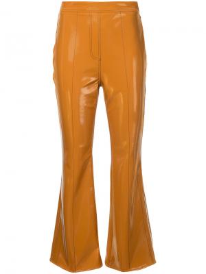 Расклешенные укороченные брюки Outlaw Ellery. Цвет: коричневый