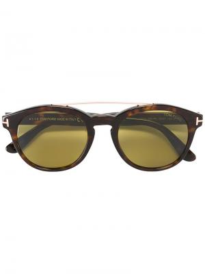 Солнцезащитные очки Newman Tom Ford Eyewear. Цвет: коричневый