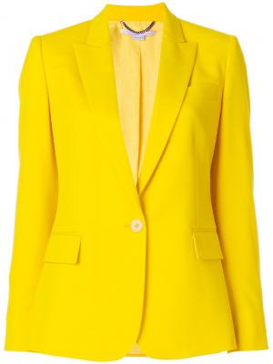 Классический пиджак Stella McCartney. Цвет: жёлтый и оранжевый