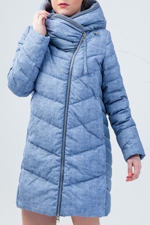 Куртка зимняя Clasna. Цвет: голубой