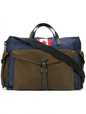 Дорожная сумка Canadian Dsquared2. Цвет: зелёный