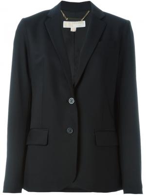Пиджак с заостренными лацканами Michael Kors. Цвет: чёрный