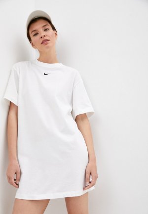 Платье Nike. Цвет: белый