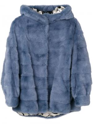 Укороченная куртка Simonetta Ravizza. Цвет: синий