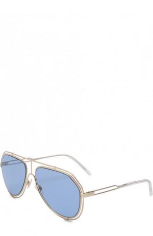Солнцезащитные очки Dolce & Gabbana. Цвет: голубой