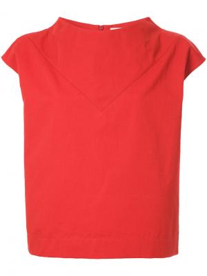 Блузка без рукавов Atlantique Ascoli. Цвет: красный