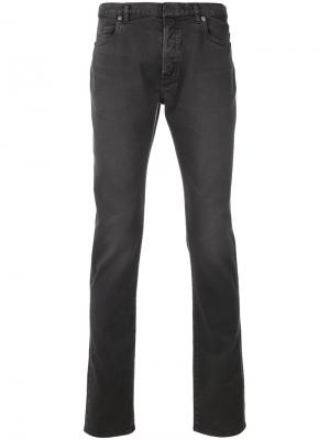 Классические узкие джинсы Maison Margiela. Цвет: серый