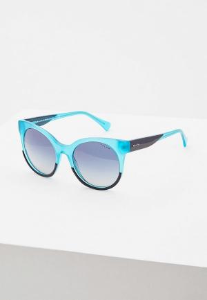 Очки солнцезащитные Ralph Lauren. Цвет: голубой