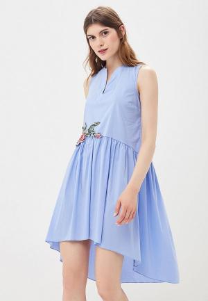 Платье Imperial. Цвет: голубой