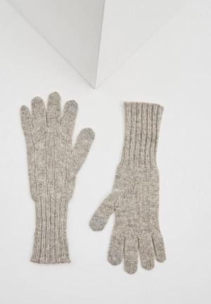 Перчатки Polo Ralph Lauren. Цвет: серый