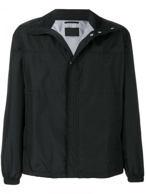 Легкая нейлоновая куртка Prada. Цвет: чёрный