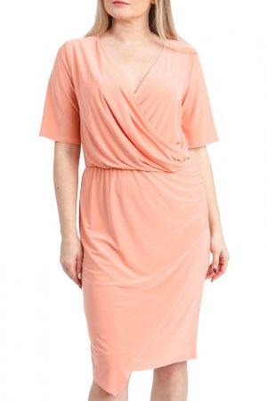 Платье LACY. Цвет: оранжевый