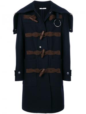 Оверсайз-пальто Givenchy. Цвет: синий