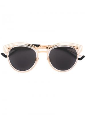 Солнцезащитные очки Dior Enigme Eyewear. Цвет: металлический