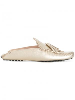 Gommino tassel loafers Tods Tod's. Цвет: металлический