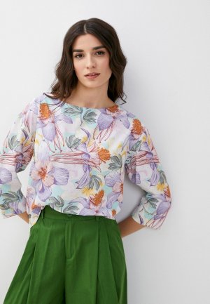 Блуза Анна Голицына. Цвет: разноцветный