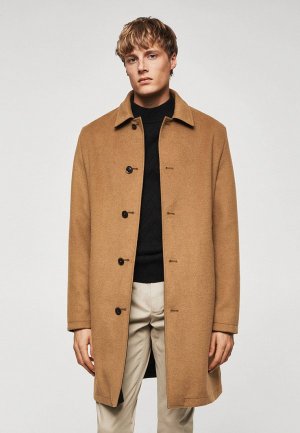 Пальто Mango Man. Цвет: разноцветный