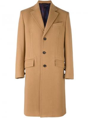 Однобортное пальто Vivienne Westwood. Цвет: телесный