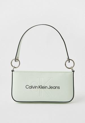 Сумка Calvin Klein Jeans. Цвет: зеленый