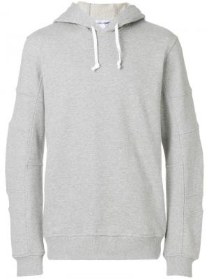 Ribbed detailing hoodie Comme Des Garçons Shirt Boys. Цвет: серый
