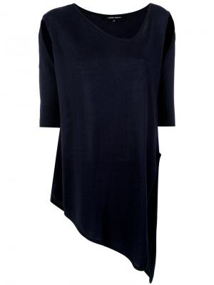 Asymmetric blouse Gloria Coelho. Цвет: синий