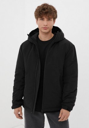 Куртка утепленная Finn Flare. Цвет: черный